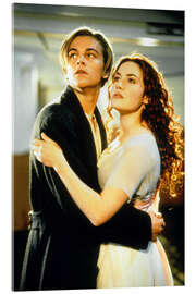 Acrylglasbild Titanic - Leonardo DiCaprio und Kate Winslet