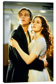 Leinwandbild Titanic - Leonardo DiCaprio und Kate Winslet