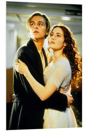 Hartschaumbild Titanic - Leonardo DiCaprio und Kate Winslet