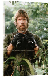 Acrylglasbild Chuck Norris - Missing in Action