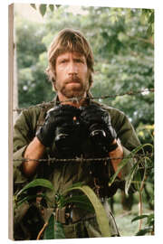 Stampa su legno Chuck Norris - Missing in Action