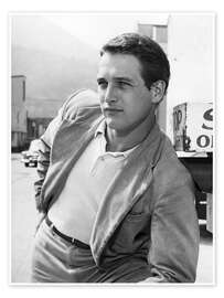 Poster Paul Newman Anfang der 60er Jahre