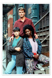 Wandbild Patrick Swayze, Demi Moore und Whoopi Goldberg - Ghost