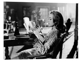 Hartschaumbild Jeanne Moreau in "Gefährliche Liebschaften"