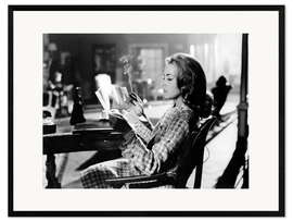 Gerahmter Kunstdruck Jeanne Moreau in "Gefährliche Liebschaften"