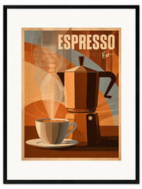Gerahmter Kunstdruck Morning Espresso