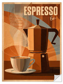 Wandsticker Morning Espresso