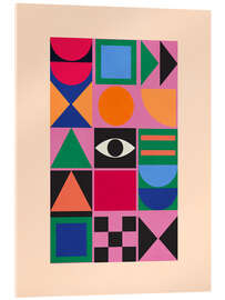 Tableau en verre acrylique Silent Order II - ThingDesign