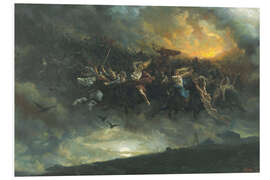 Hartschaumbild Die Reiter von Asgard, Die Wilde Jagd von Odin - Peter Arbo