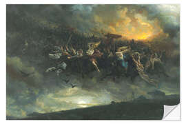 Wandsticker Die Reiter von Asgard, Die Wilde Jagd von Odin - Peter Arbo