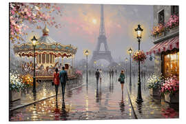 Magnettafel Romantik in Paris