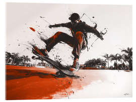 Acrylglasbild Städtische Hitze - artill