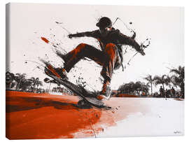 Leinwandbild Städtische Hitze - artill