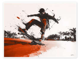 Wandbild Städtische Hitze - artill