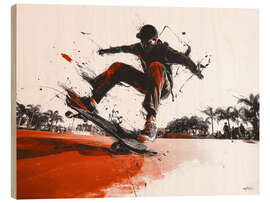 Holzbild Städtische Hitze - artill