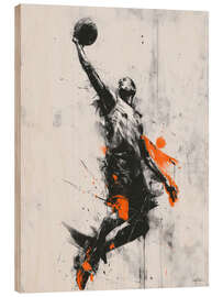 Holzbild Über dem Rand