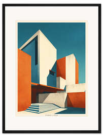 Gerahmter Kunstdruck Urban Lines