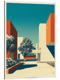 Alubild Stille Geometrie