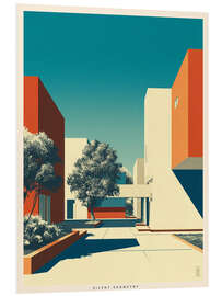 Hartschaumbild Stille Geometrie