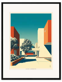 Gerahmter Kunstdruck Stille Geometrie