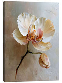 Leinwandbild Goldene Orchidee - artill