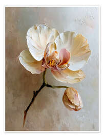 Poster Goldene Orchidee - artill