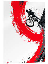 Acrylglasbild Rotes Momentum - artill