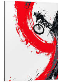 Alubild Rotes Momentum - artill