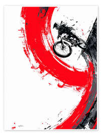 Poster Rotes Momentum - artill