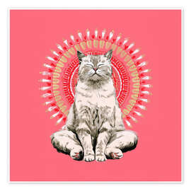 Wandbild Stille Pfoten, ruhiger Geist - DejaReve