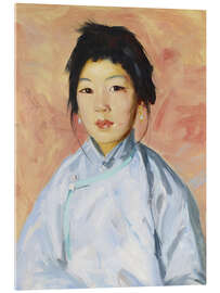 Acrylglasbild Porträt einer Frau (Tam Gan)