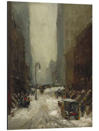 Alubild Schnee in New York - Robert Henri