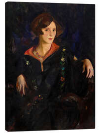 Leinwandbild Porträt einer Frau (Louise Getz)