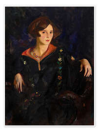 Poster Porträt einer Frau (Louise Getz)