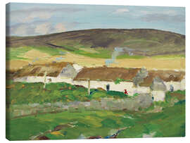 Leinwandbild Die weißen Cottages Irlands - Robert Henri
