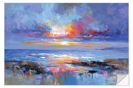 Wandsticker Abstrakte Meereslandschaft