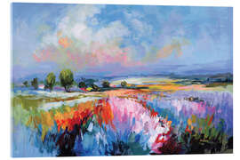 Acrylglasbild Farbenfrohe Landschaftseindrücke - Leon Devenice