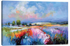 Leinwandbild Farbenfrohe Landschaftseindrücke - Leon Devenice