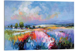 Quadro em plexi-alumínio Colorful Landscape Impressions - Leon Devenice