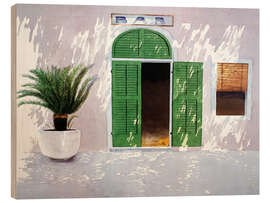 Holzbild Bar, Italien