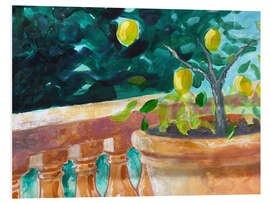 Hartschaumbild Der Zitronentopf