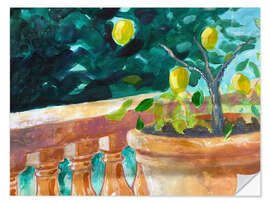 Sticker mural The Lemon Pot - Michael Potter Studio