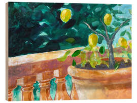 Holzbild Der Zitronentopf - Michael Potter Studio