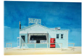 Acrylglasbild EATS, Montauk, Long Island - Michael Potter Studio