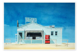 Wandbild EATS, Montauk, Long Island - Michael Potter Studio