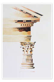 Wandbild Forum des Augustus I, Rom - Michael Potter Studio