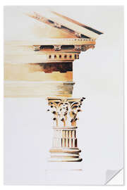 Wandsticker Forum des Augustus I, Rom - Michael Potter Studio