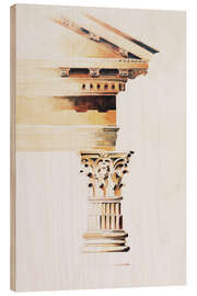 Holzbild Forum des Augustus I, Rom - Michael Potter Studio