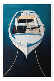 Wandbild Das blaue Boot - Michael Potter Studio