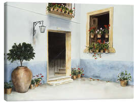 Leinwandbild Innenhof in Córdoba - Michael Potter Studio